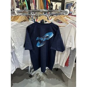 Vintage 90s Beverly Hills Polo Club Double Sided Blue T-Shirt Size XL